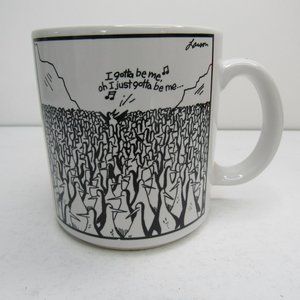 Vintage Farside Mug 1982  "I Gotta be me" Penguin Gary Larson Coffee Cup